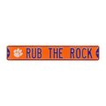 Authentic Street Signs Authentic Street Signs 70122 Rub The Rock with Logo Clemson 70122